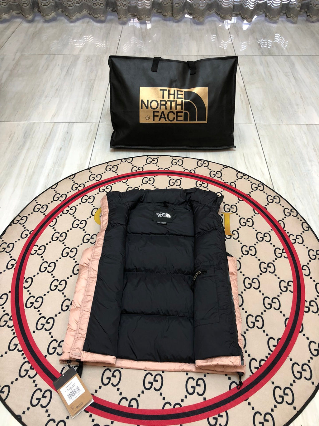 The North Face Pink 700-Fill Down Puffer Vest
