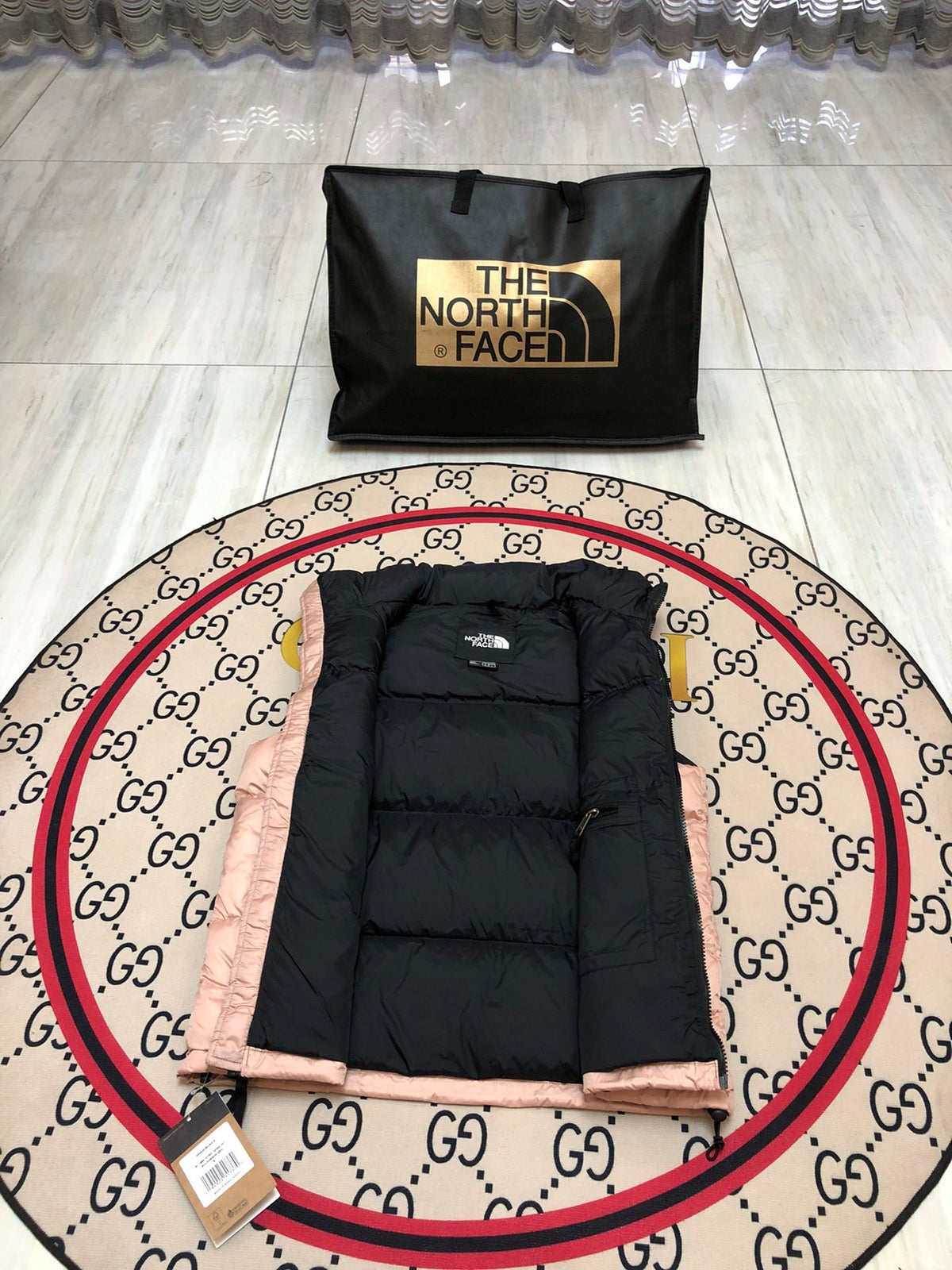 The North Face Pink 700-Fill Down Puffer Vest
