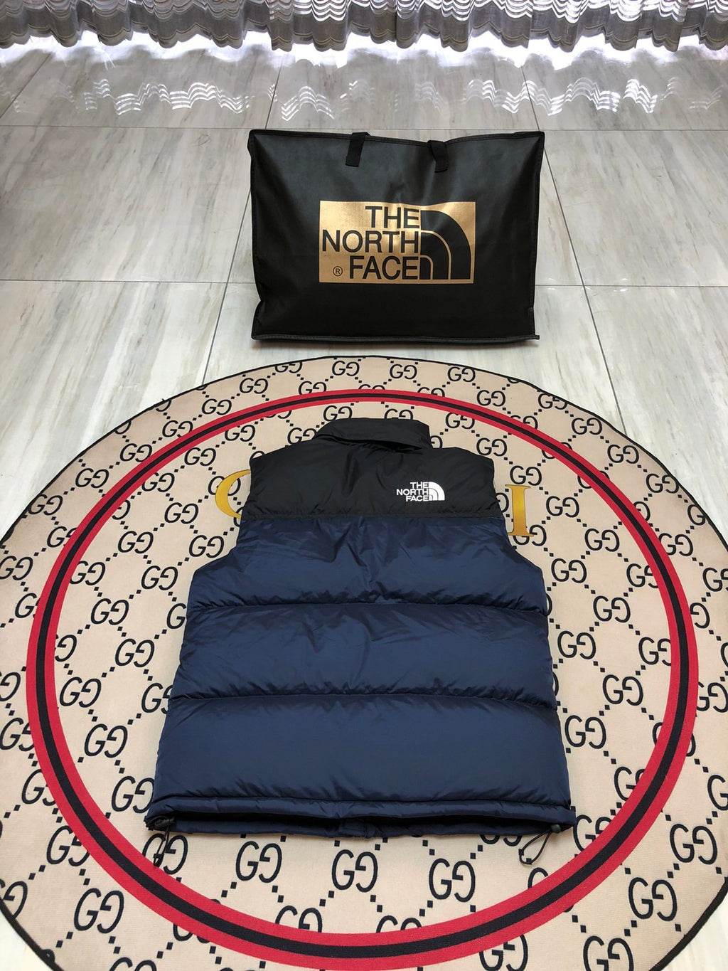 The North Face Navy Blue 700-Fill Down Puffer Vest