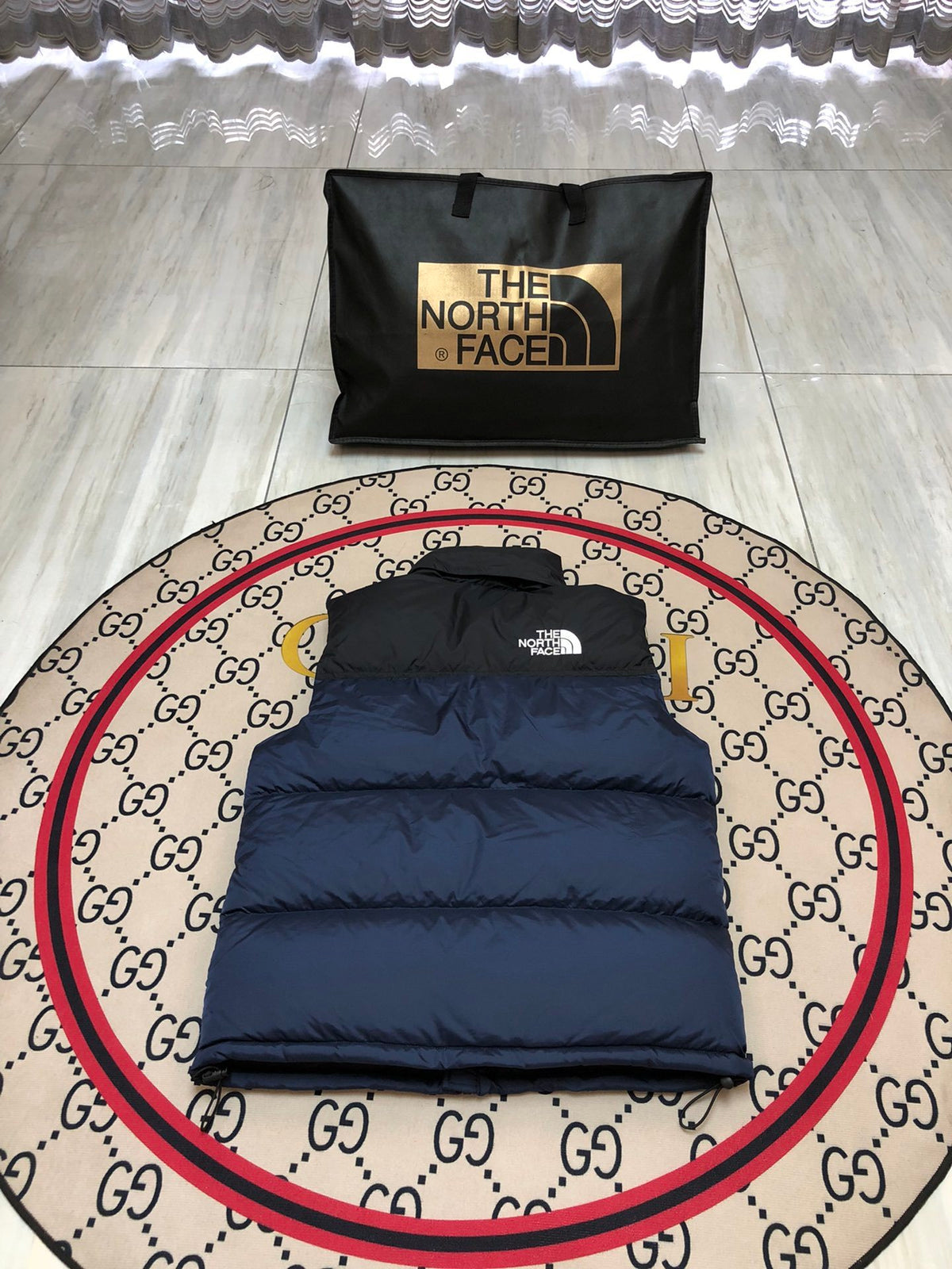 The North Face Navy Blue 700-Fill Down Puffer Vest