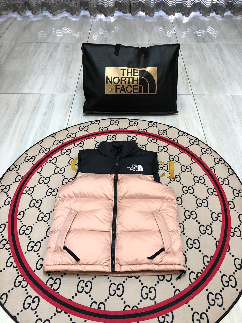 The North Face Pink 700-Fill Down Puffer Vest