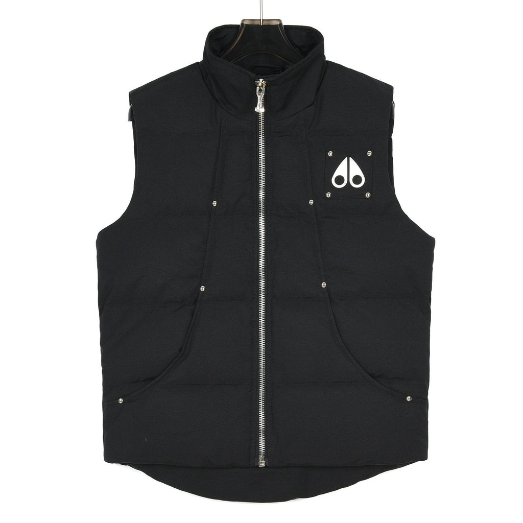 Moose Knuckles Black Quilted Shell Vest