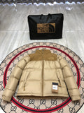 The North Face Teal Nuptse 700-Fill Down Puffer Jacket