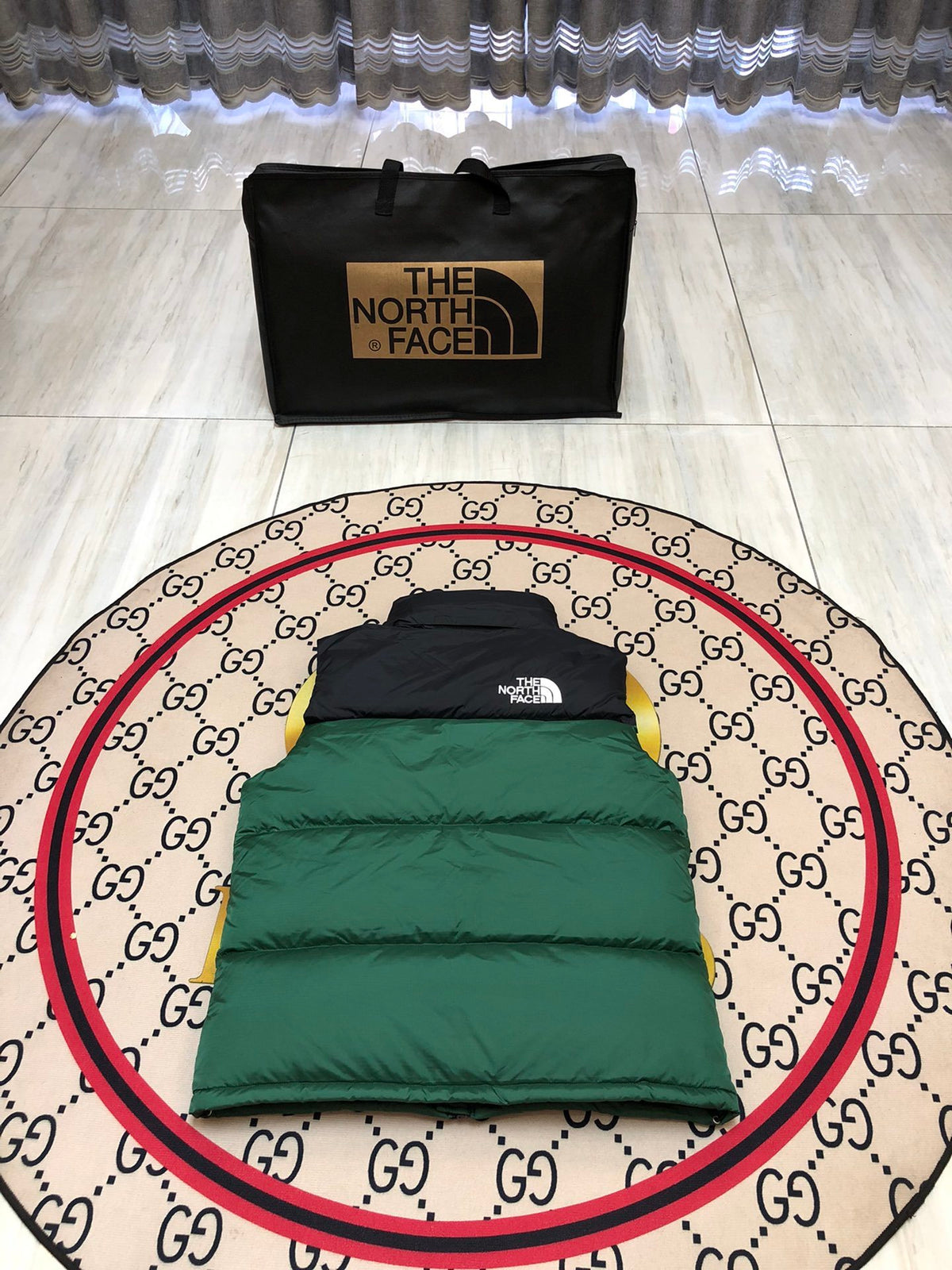 The North Face Forest Green 700-Fill Down Puffer Vest