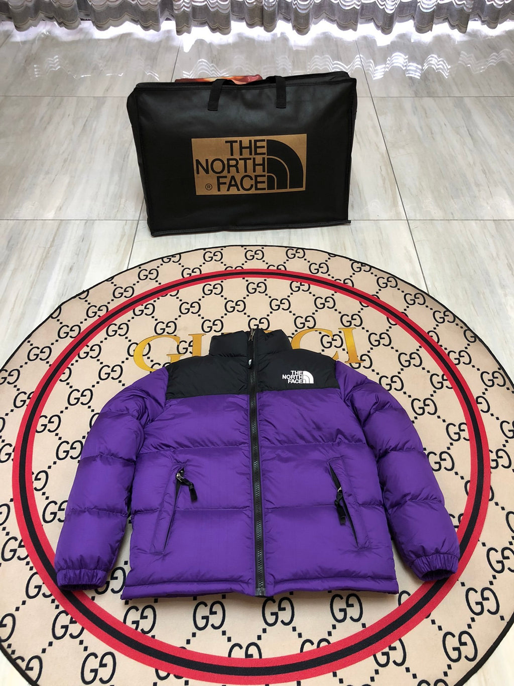 The North Face Purple 1996 Retro Nuptse Down Jacket