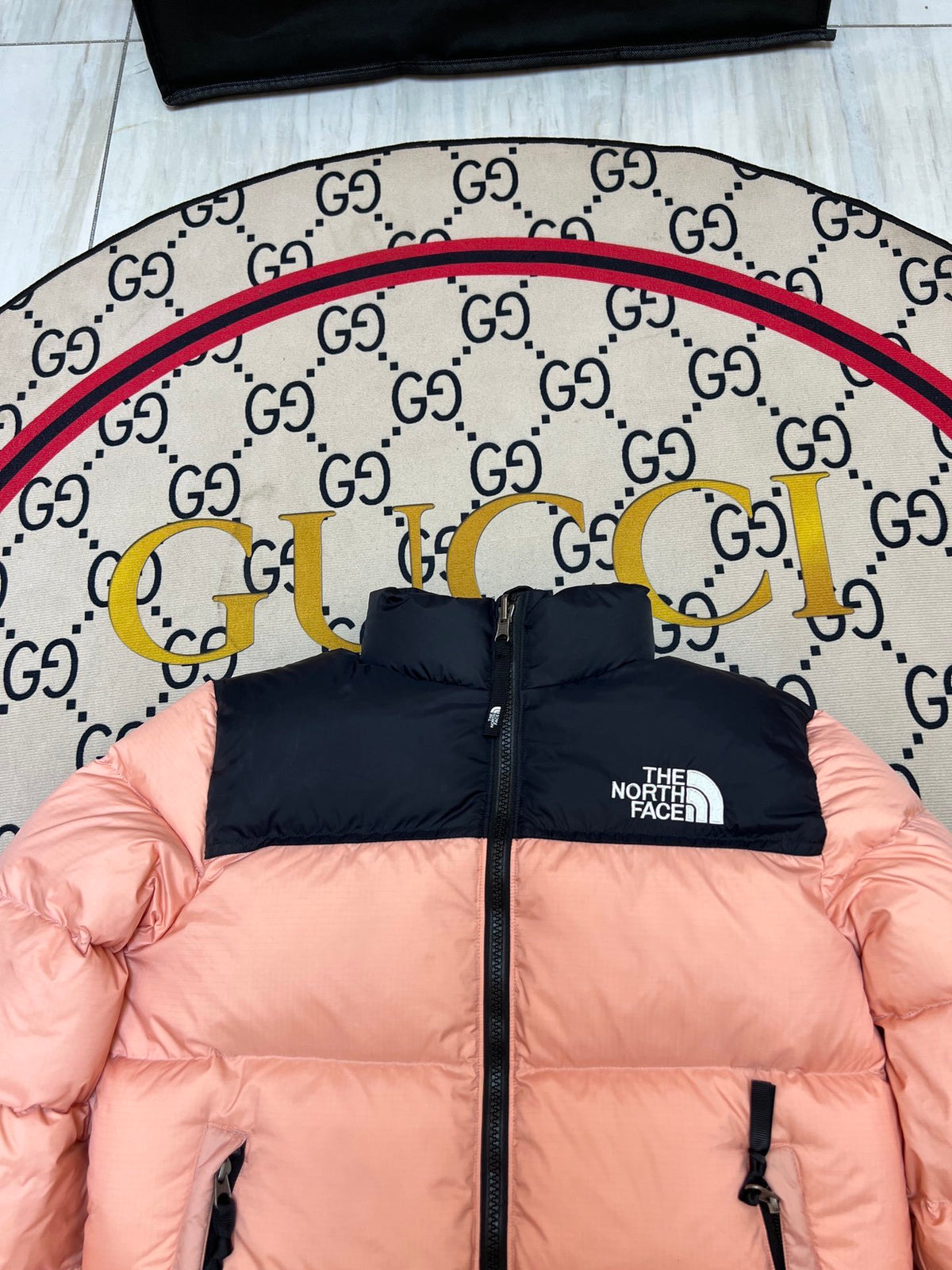 The North Face Teal Nuptse 700-Fill Down Puffer Jacket