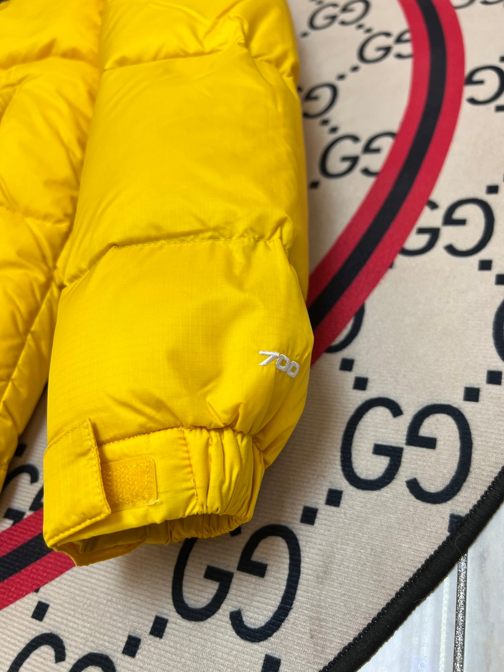 The North Face Teal Nuptse 700-Fill Down Puffer Jacket