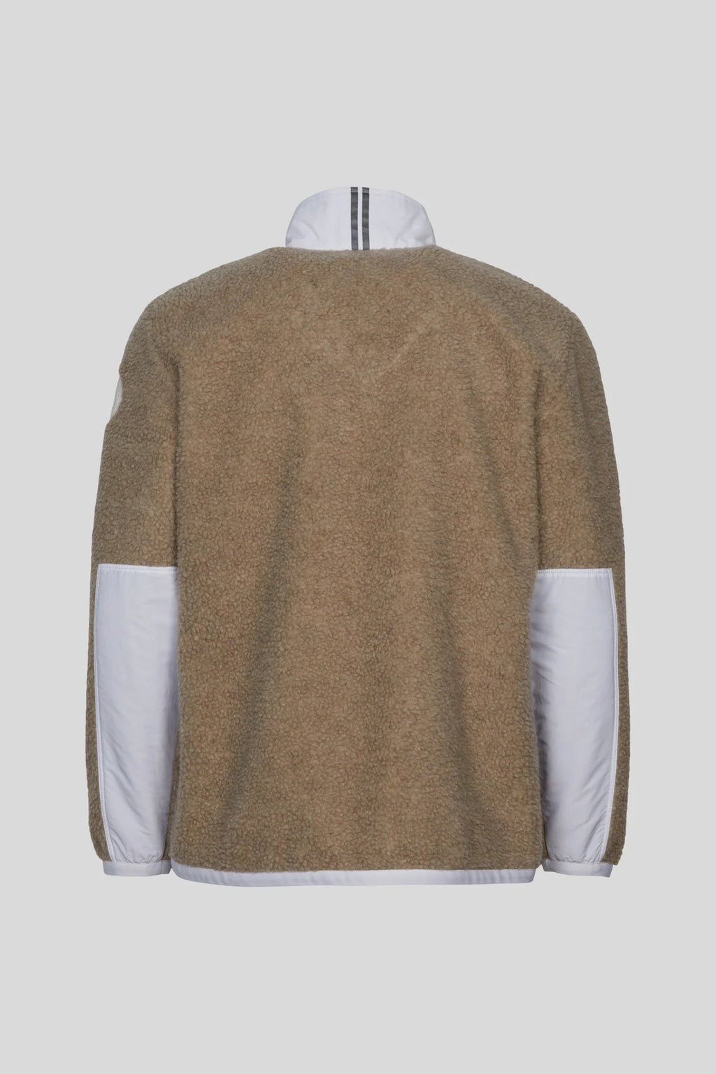 Canada Goose Beige Half-Zip Fleece Pullover with Contrast Panels