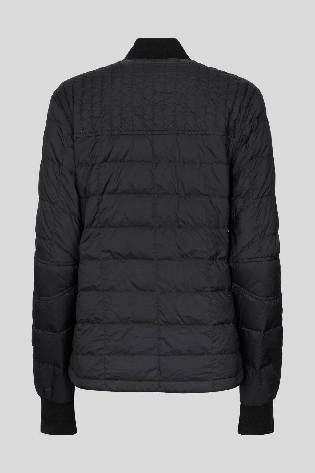 Canada Goose Black Slim Quilted Down Bomber Jacket