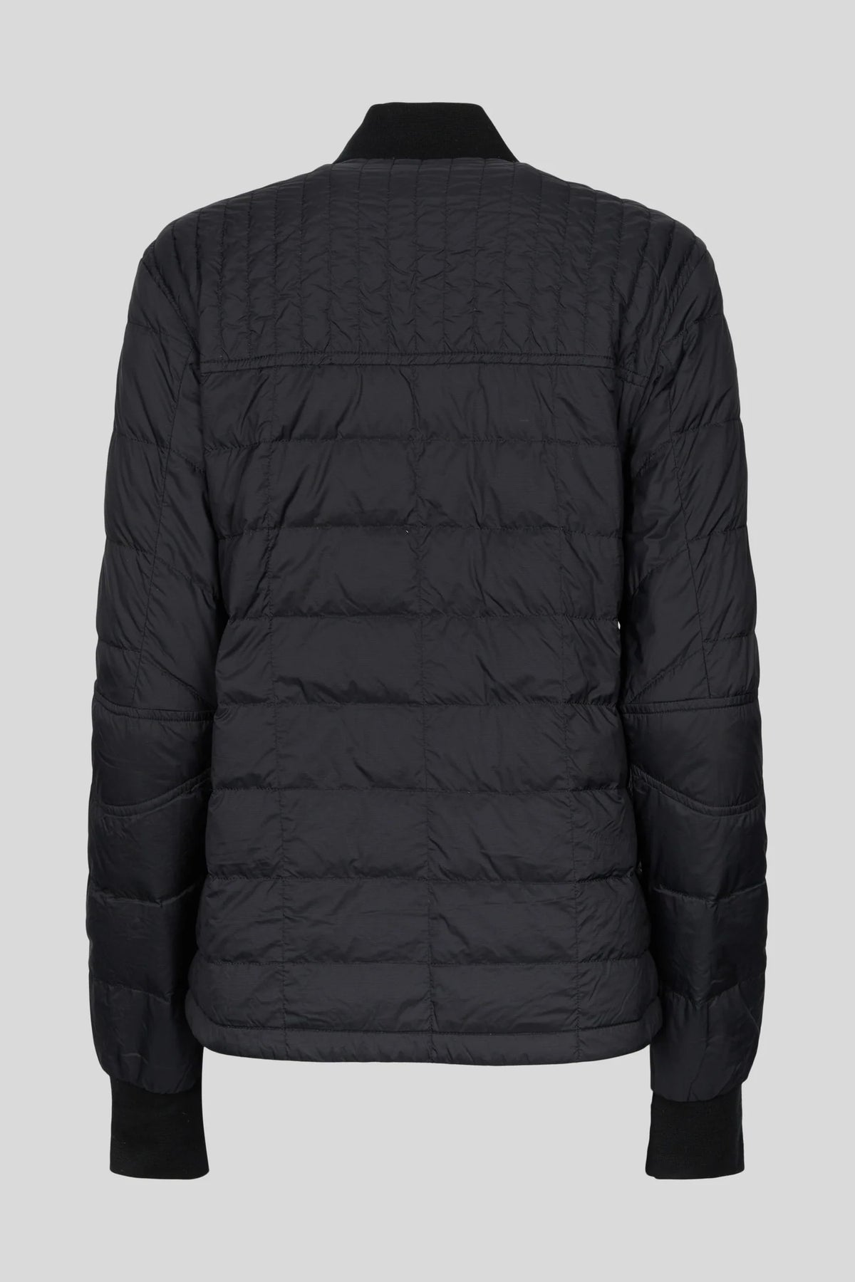 Canada Goose Black Slim Quilted Down Bomber Jacket