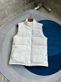 Canada Goose Cream White Down Puffer Vest