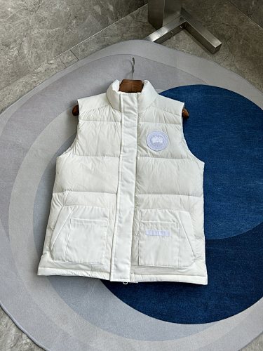 Canada Goose Cream White Down Puffer Vest