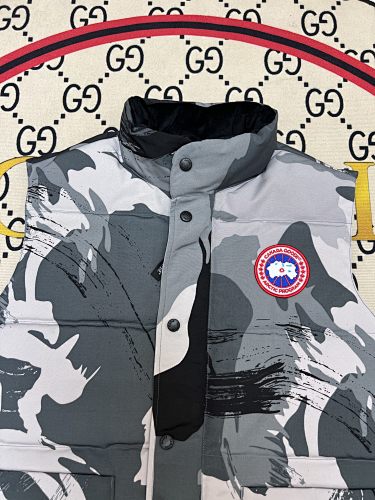 Canada Goose Grey Camo Down Freestyle Vest