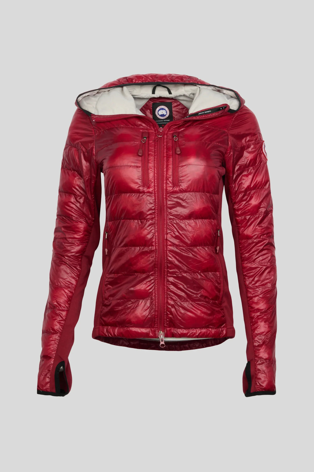 Canada Goose Red Slim-Fit Hooded Lightweight Down Jacket
